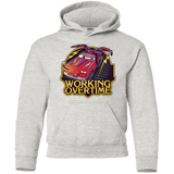 Sweatshirts Ash / YS Working Overtime Youth Hoodie