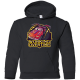 Sweatshirts Black / YS Working Overtime Youth Hoodie