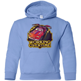 Sweatshirts Carolina Blue / YS Working Overtime Youth Hoodie