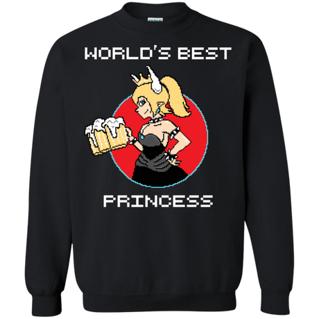 Sweatshirts Black / S World's Best Princess Crewneck Sweatshirt