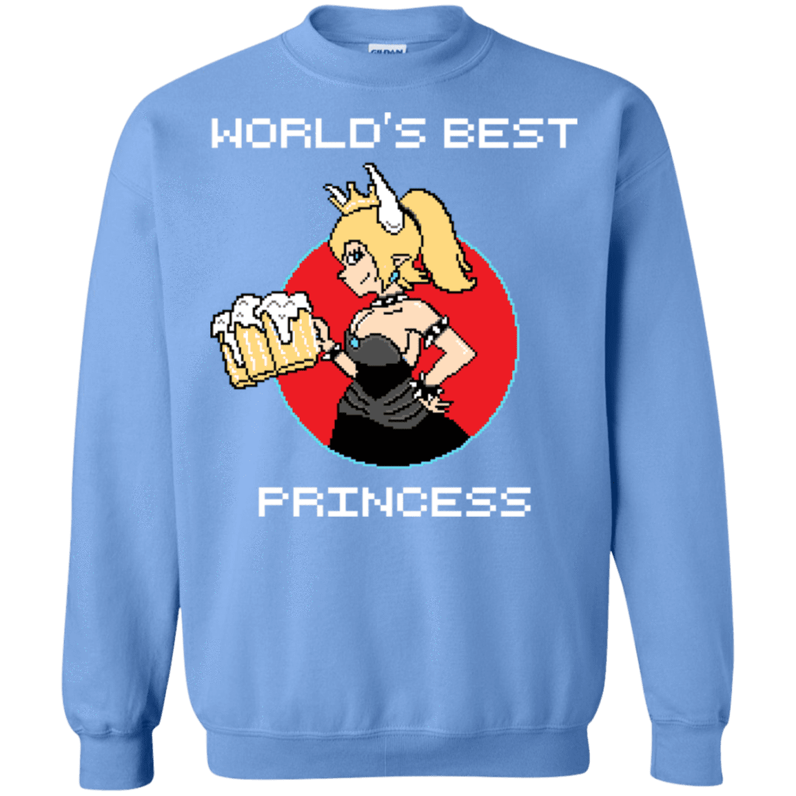 Sweatshirts Carolina Blue / S World's Best Princess Crewneck Sweatshirt