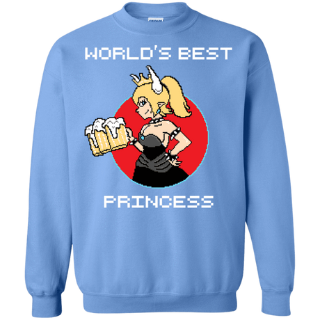 Sweatshirts Carolina Blue / S World's Best Princess Crewneck Sweatshirt