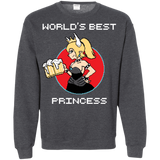 Sweatshirts Dark Heather / S World's Best Princess Crewneck Sweatshirt