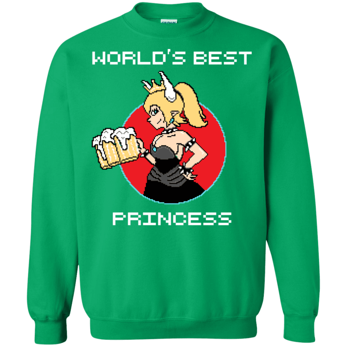 Sweatshirts Irish Green / S World's Best Princess Crewneck Sweatshirt