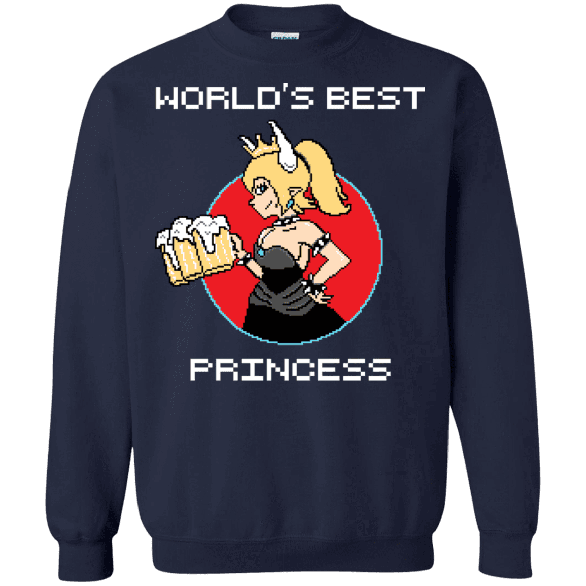 Sweatshirts Navy / S World's Best Princess Crewneck Sweatshirt