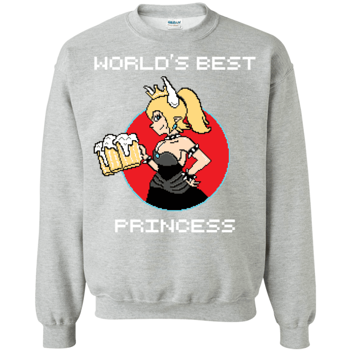 Sweatshirts Sport Grey / S World's Best Princess Crewneck Sweatshirt