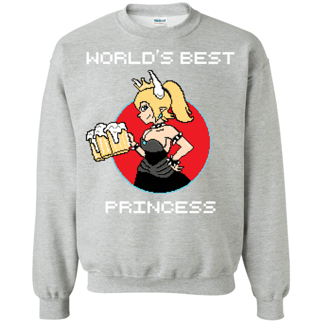 Sweatshirts Sport Grey / S World's Best Princess Crewneck Sweatshirt