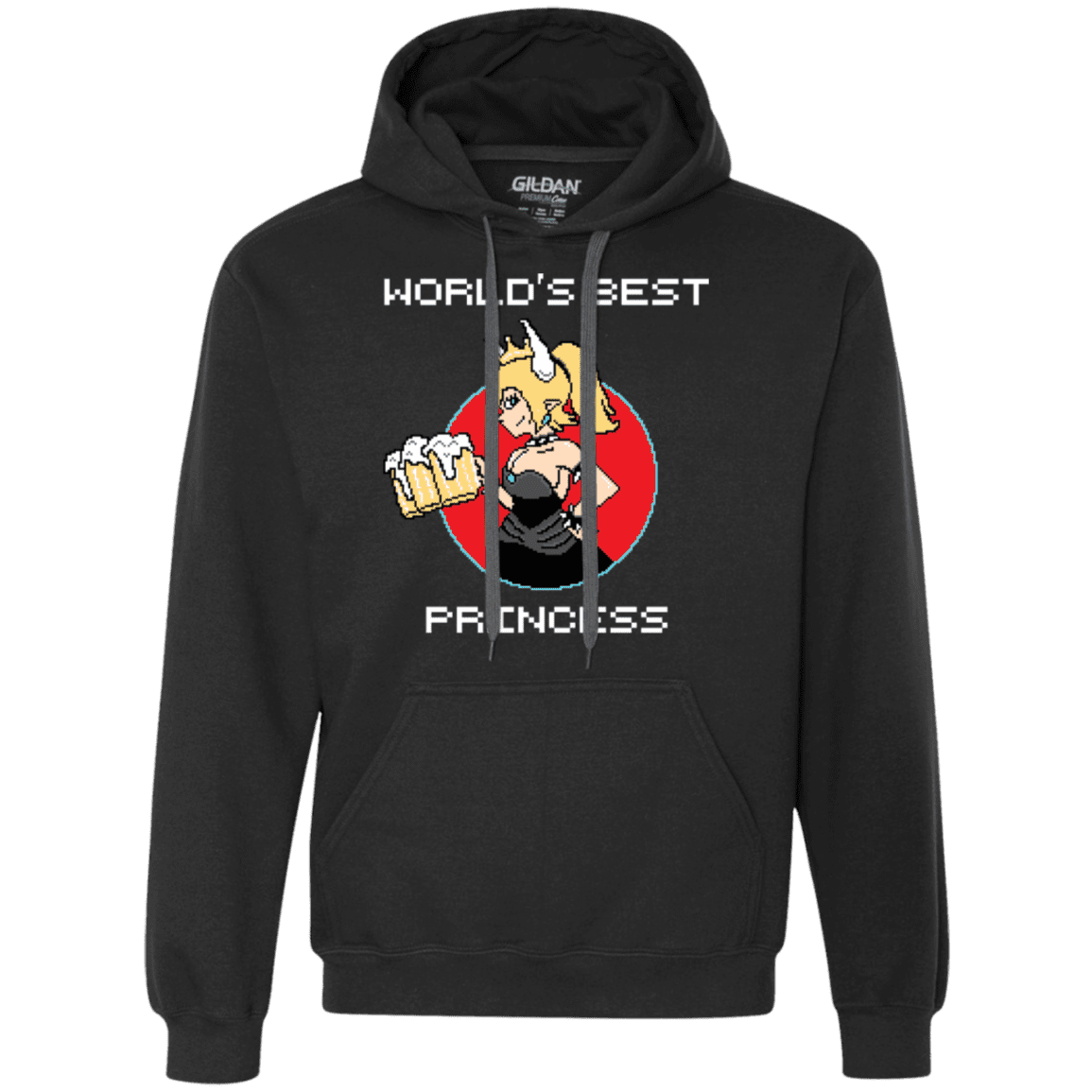 Sweatshirts Black / S World's Best Princess Premium Fleece Hoodie