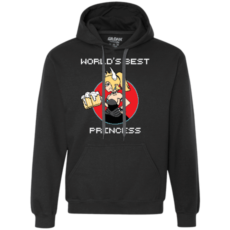 Sweatshirts Black / S World's Best Princess Premium Fleece Hoodie