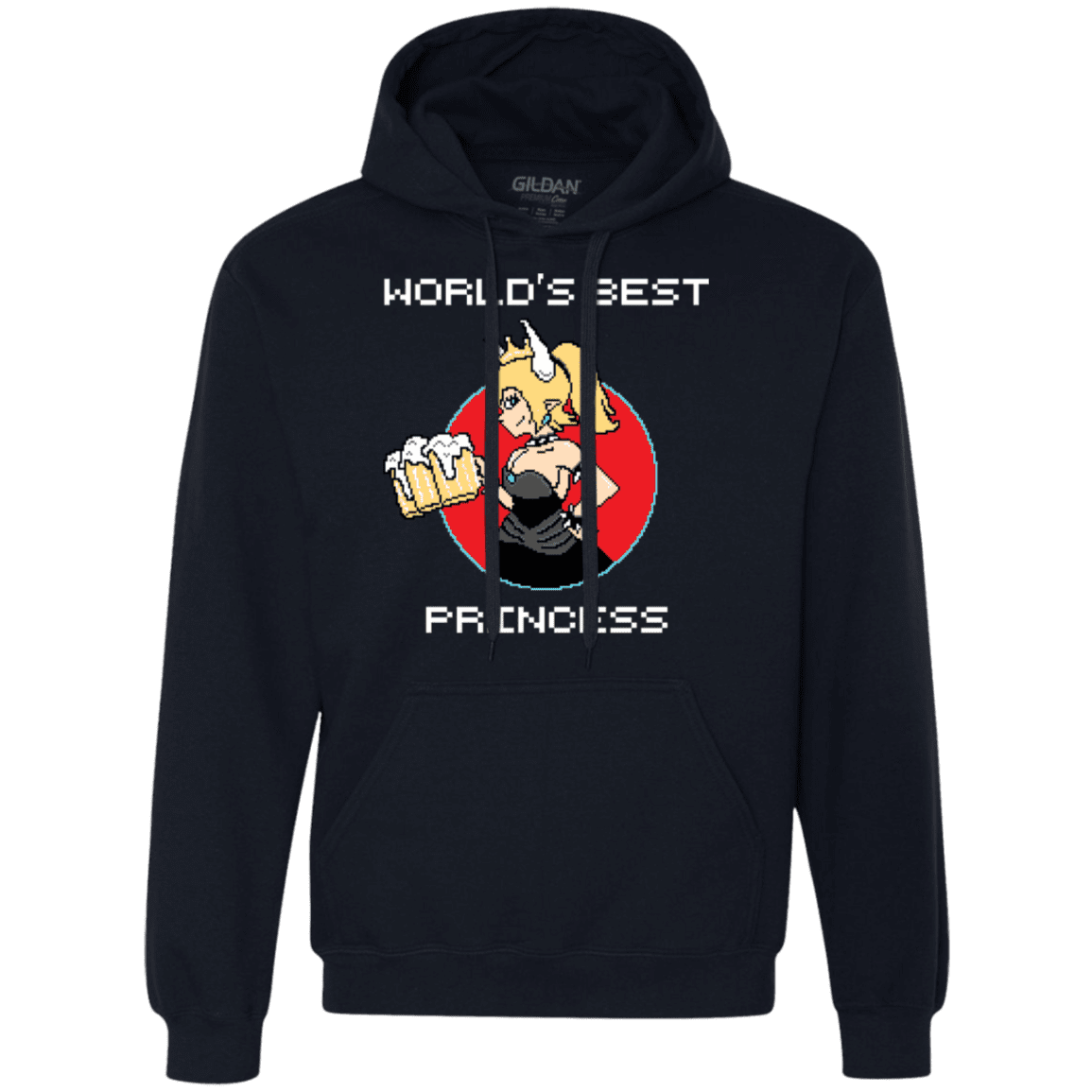 Sweatshirts Navy / S World's Best Princess Premium Fleece Hoodie