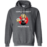 Sweatshirts Dark Heather / S World's Best Princess Pullover Hoodie