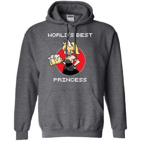 Sweatshirts Dark Heather / S World's Best Princess Pullover Hoodie