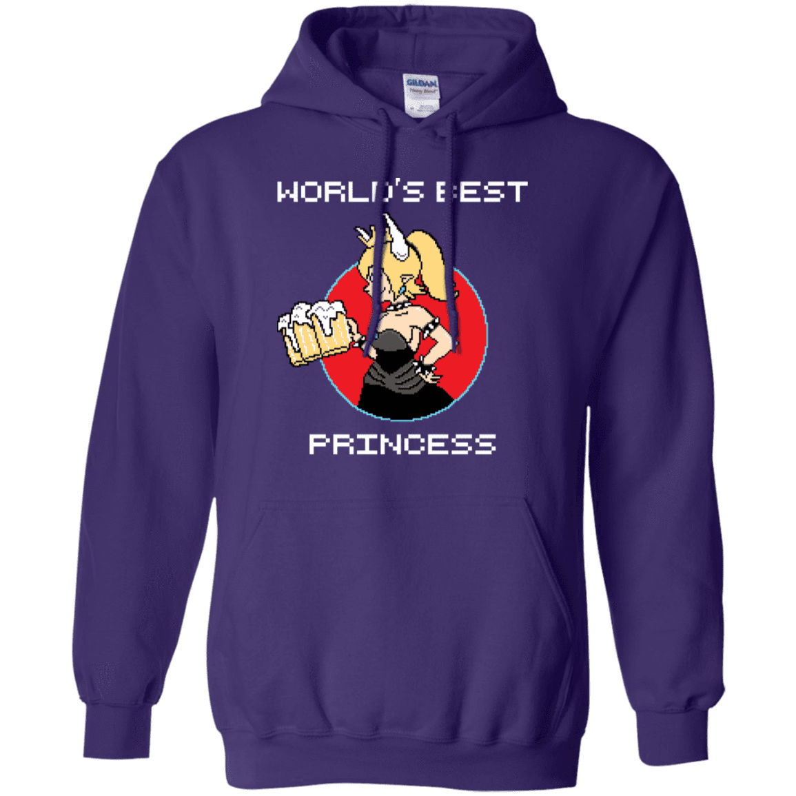 Sweatshirts Purple / S World's Best Princess Pullover Hoodie