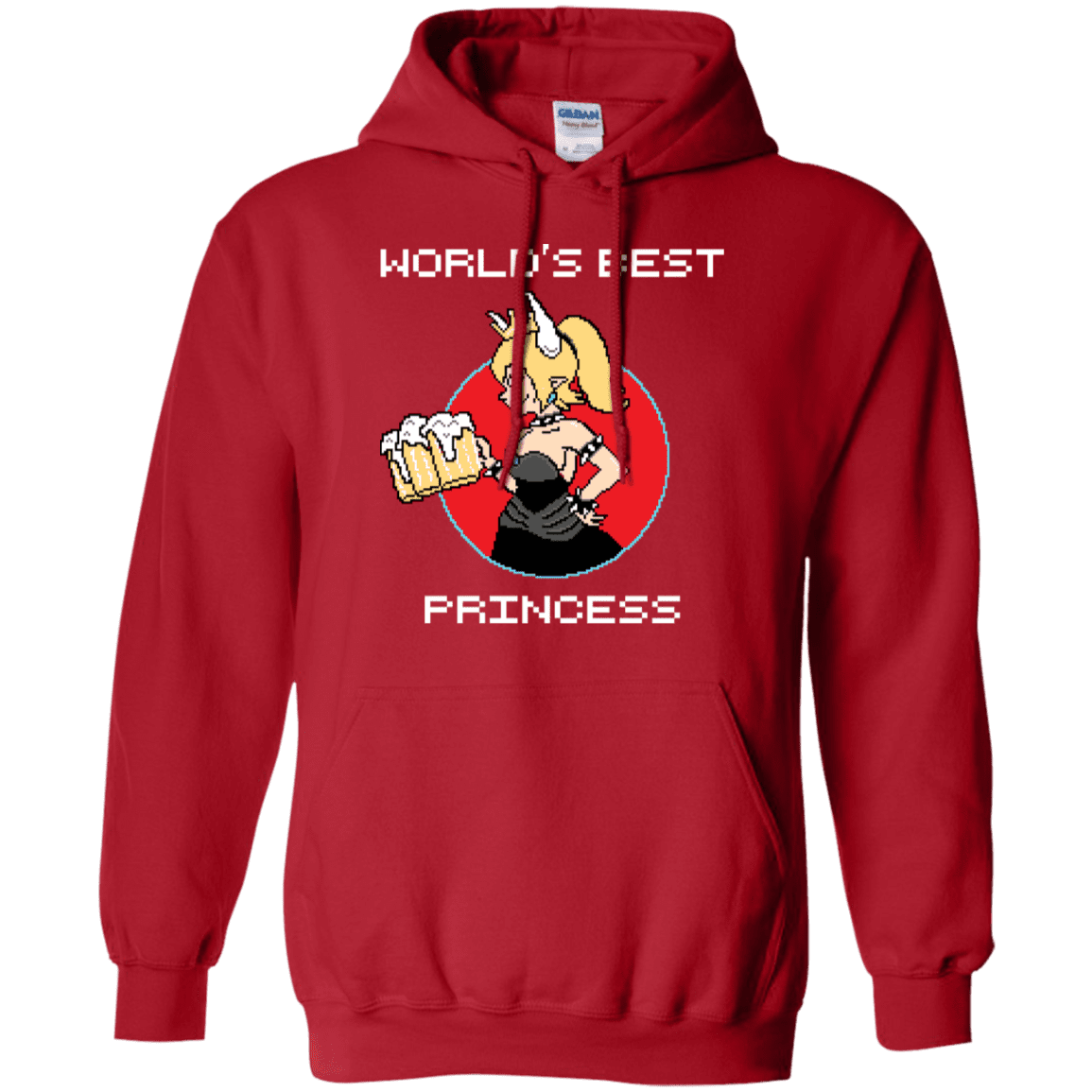 Sweatshirts Red / S World's Best Princess Pullover Hoodie