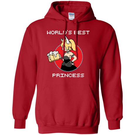 Sweatshirts Red / S World's Best Princess Pullover Hoodie