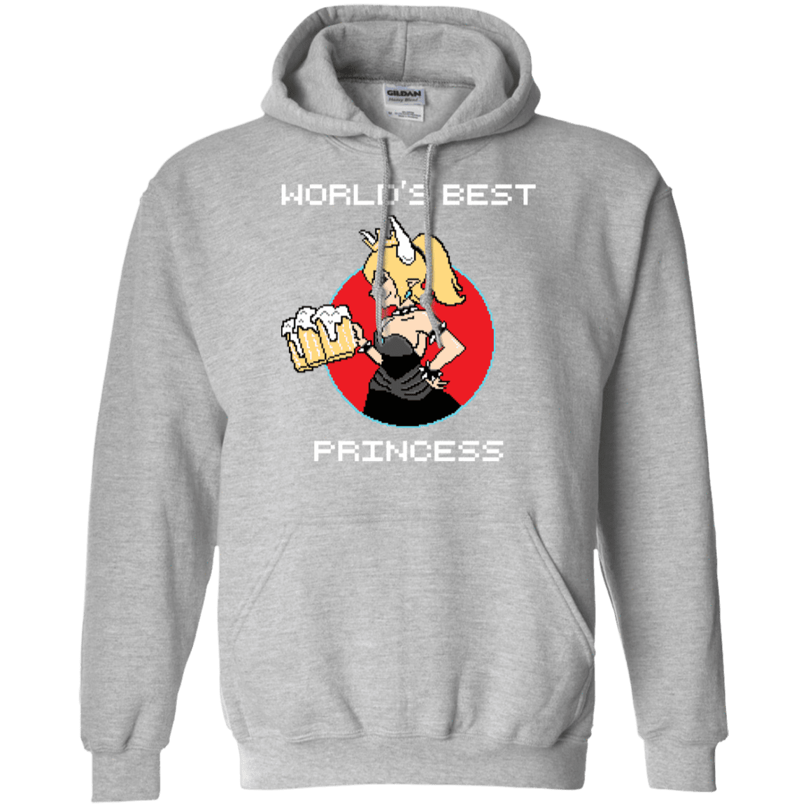 Sweatshirts Sport Grey / S World's Best Princess Pullover Hoodie