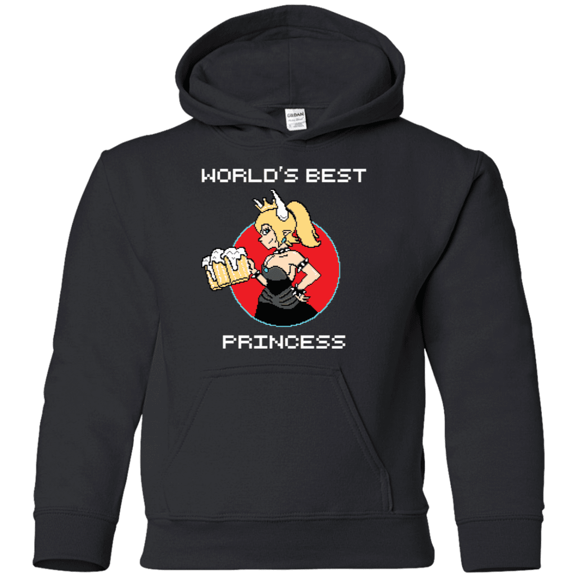 Sweatshirts Black / YS World's Best Princess Youth Hoodie