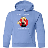 Sweatshirts Carolina Blue / YS World's Best Princess Youth Hoodie