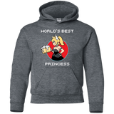 Sweatshirts Dark Heather / YS World's Best Princess Youth Hoodie