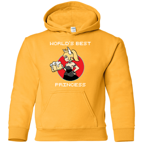 Sweatshirts Gold / YS World's Best Princess Youth Hoodie