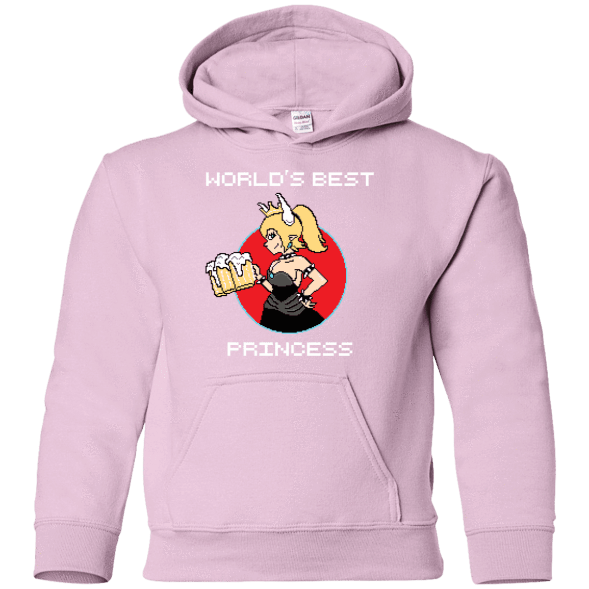 Sweatshirts Light Pink / YS World's Best Princess Youth Hoodie