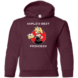 Sweatshirts Maroon / YS World's Best Princess Youth Hoodie