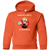 Sweatshirts Orange / YS World's Best Princess Youth Hoodie