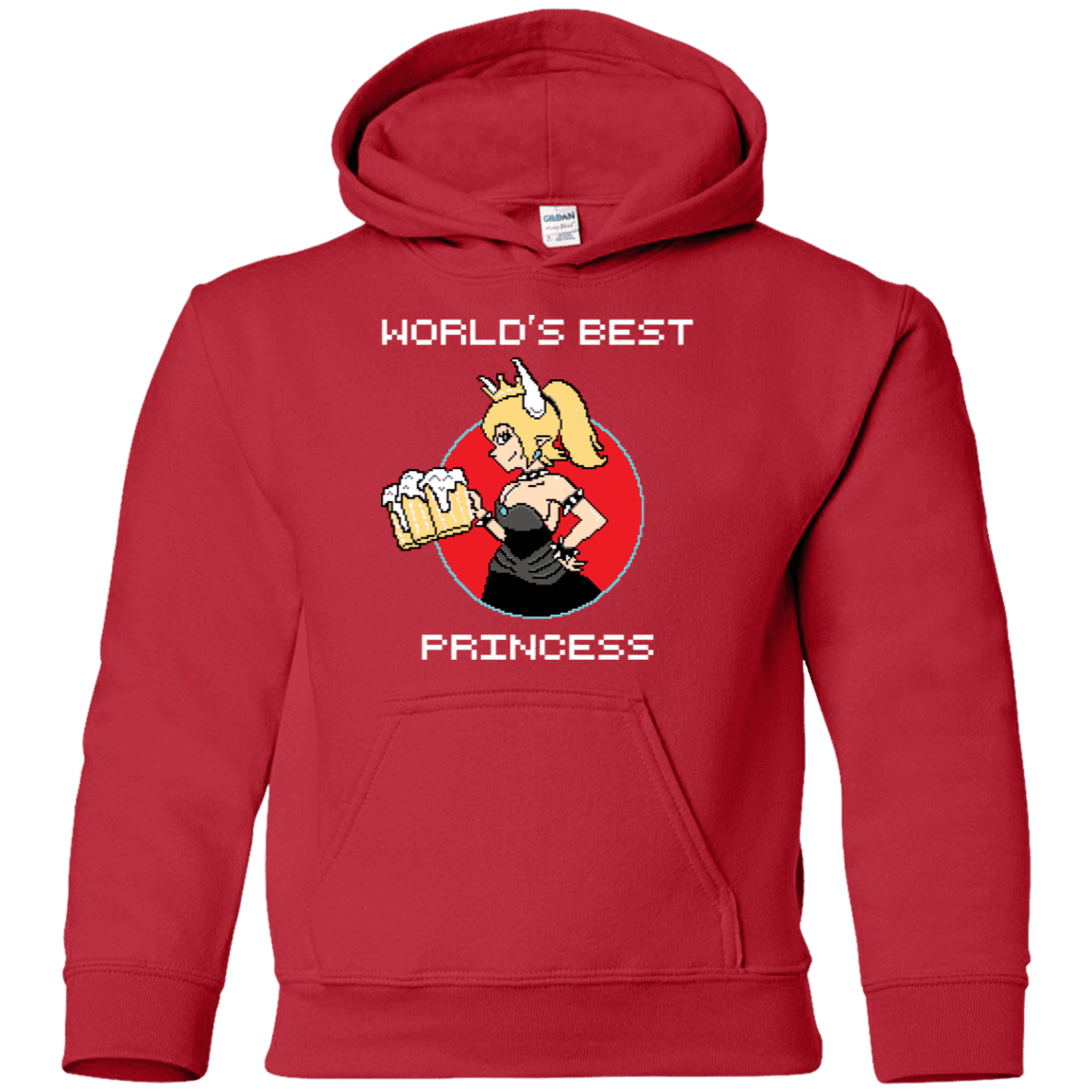 Sweatshirts Red / YS World's Best Princess Youth Hoodie