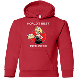 Sweatshirts Red / YS World's Best Princess Youth Hoodie