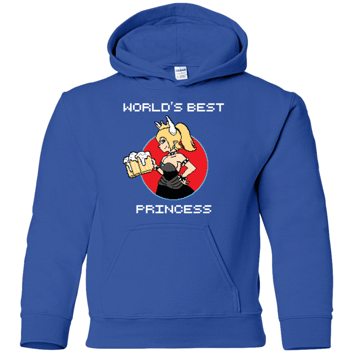 Sweatshirts Royal / YS World's Best Princess Youth Hoodie