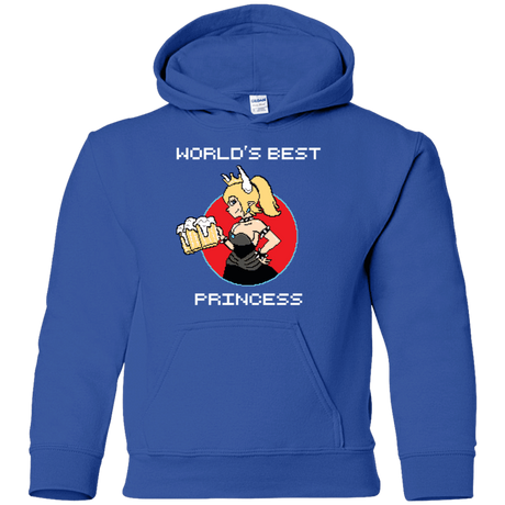 Sweatshirts Royal / YS World's Best Princess Youth Hoodie