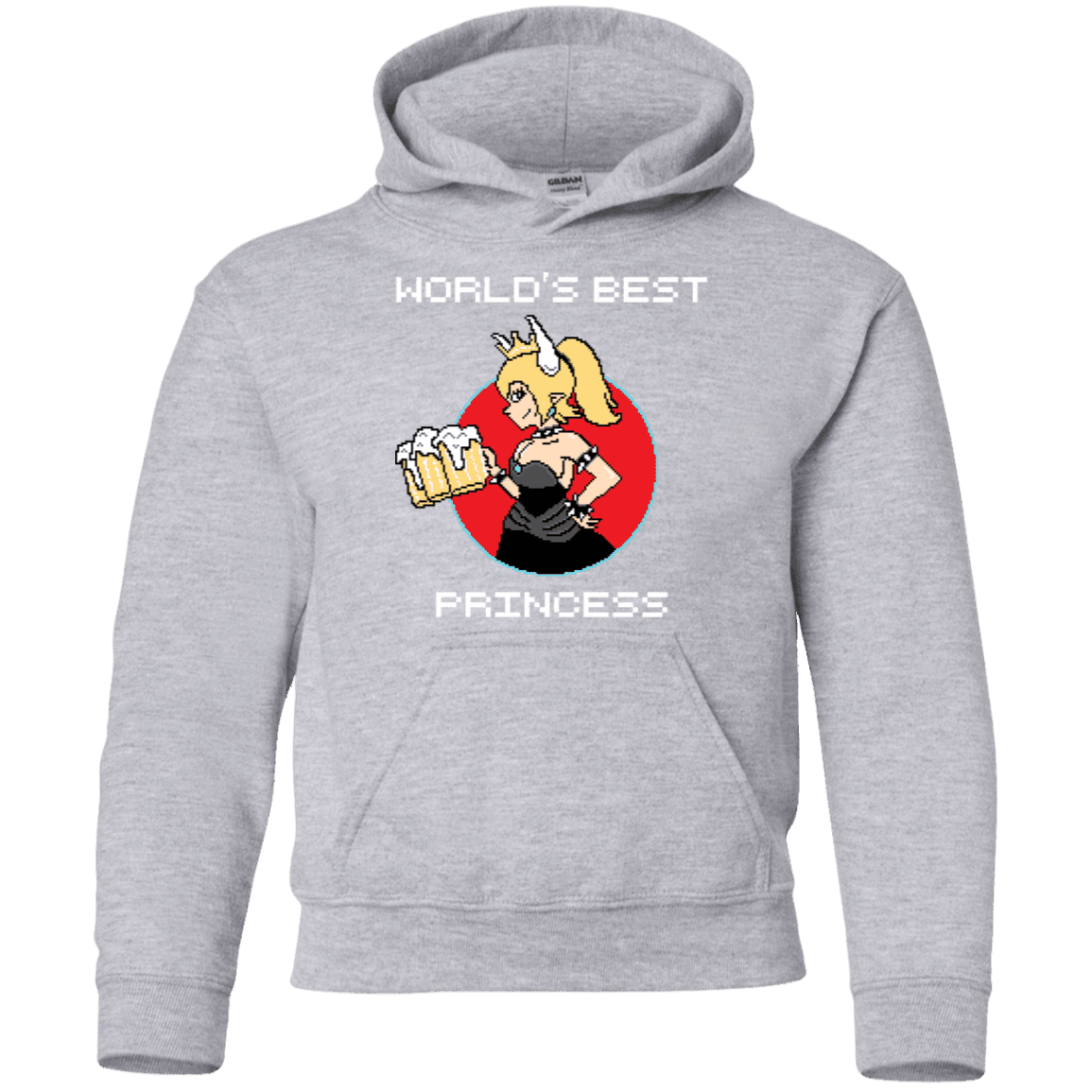 Sweatshirts Sport Grey / YS World's Best Princess Youth Hoodie