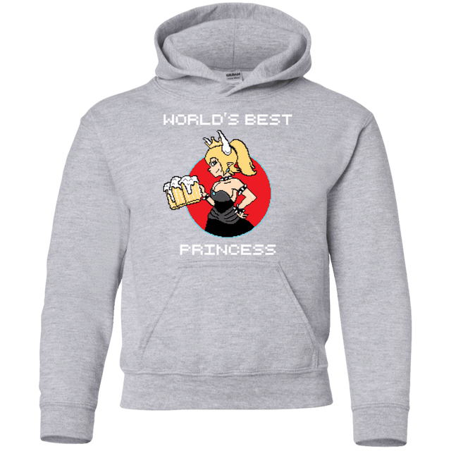 Sweatshirts Sport Grey / YS World's Best Princess Youth Hoodie