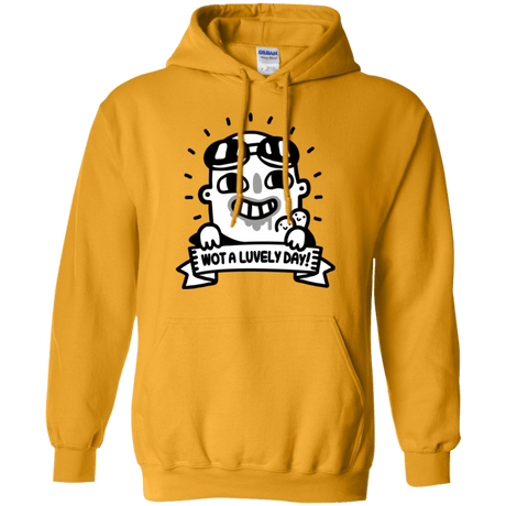 Sweatshirts Gold / Small Wot A Luvely Day Pullover Hoodie