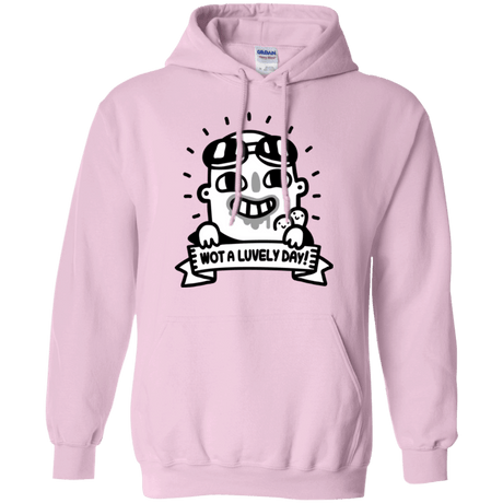Sweatshirts Light Pink / Small Wot A Luvely Day Pullover Hoodie