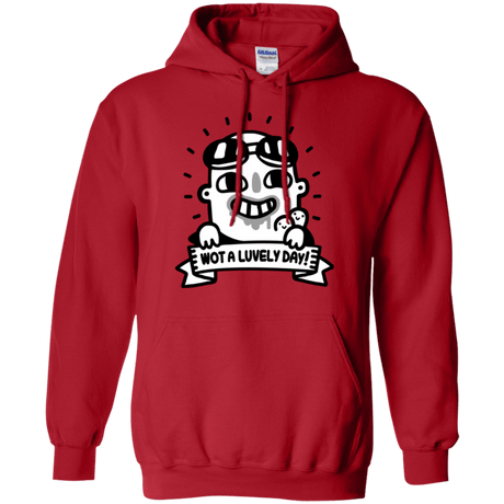 Sweatshirts Red / Small Wot A Luvely Day Pullover Hoodie