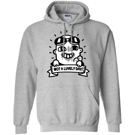 Sweatshirts Sport Grey / Small Wot A Luvely Day Pullover Hoodie