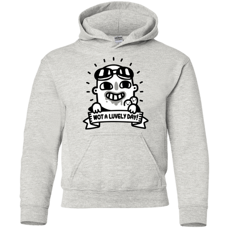 Sweatshirts Ash / YS Wot A Luvely Day Youth Hoodie