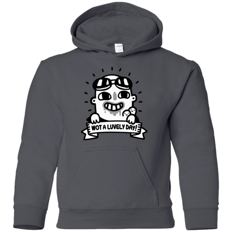 Sweatshirts Charcoal / YS Wot A Luvely Day Youth Hoodie