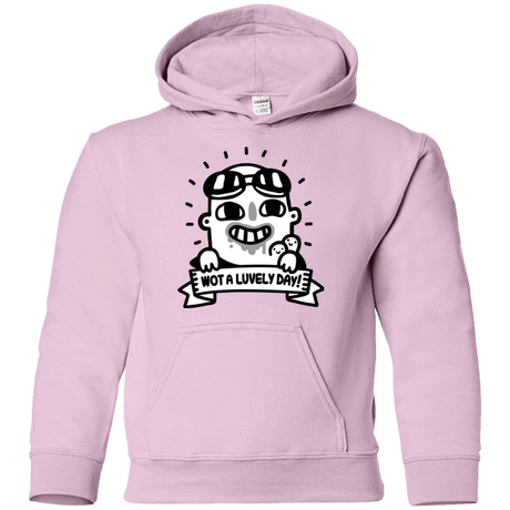 Sweatshirts Light Pink / YS Wot A Luvely Day Youth Hoodie