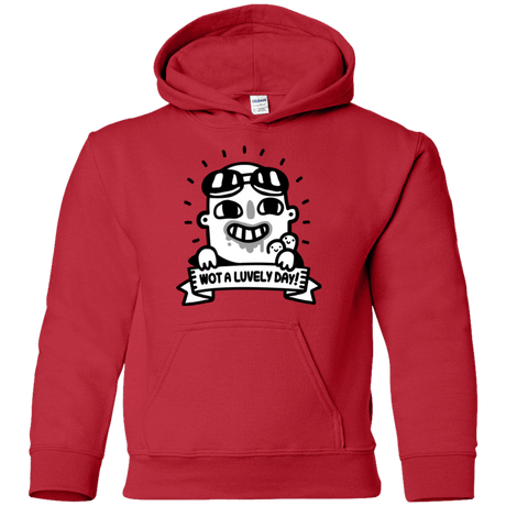 Sweatshirts Red / YS Wot A Luvely Day Youth Hoodie