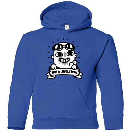 Sweatshirts Royal / YS Wot A Luvely Day Youth Hoodie