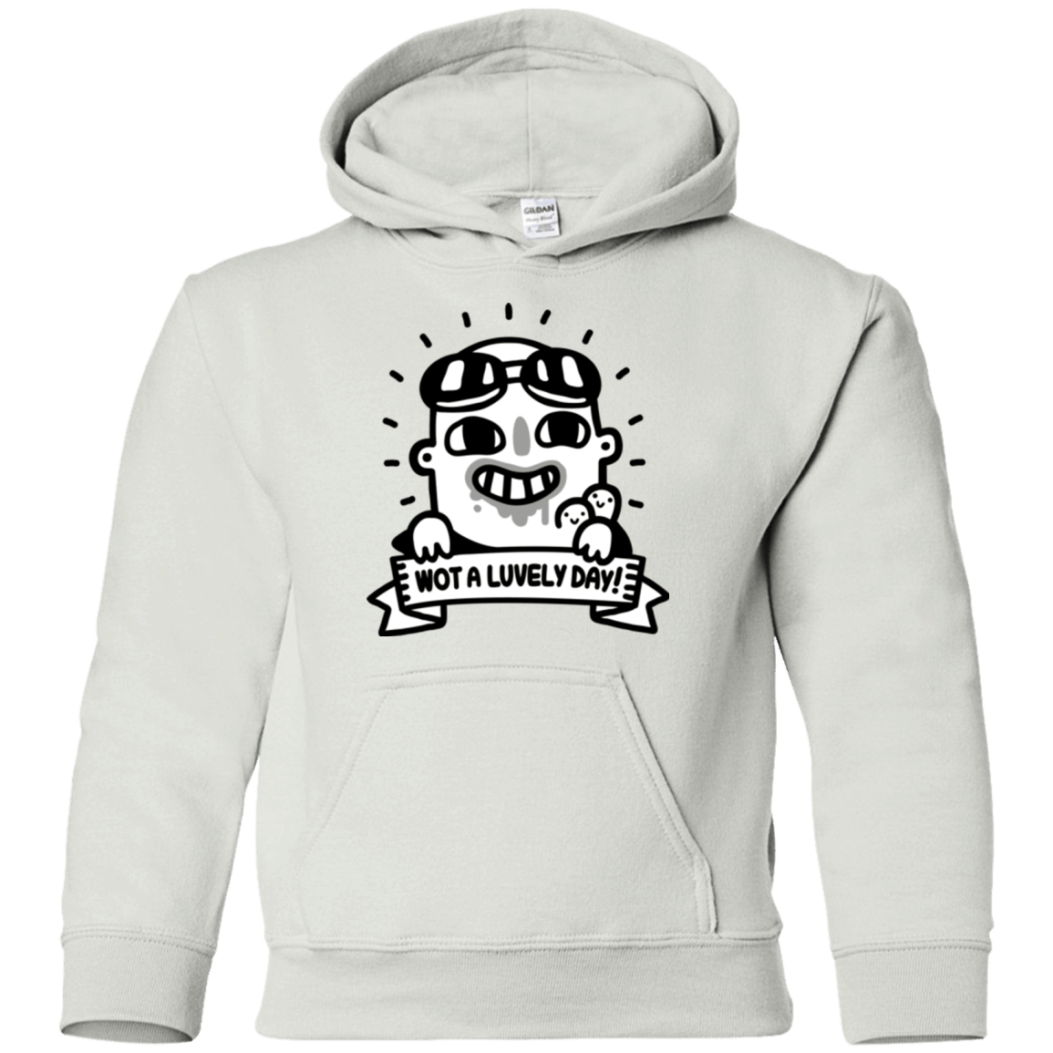 Sweatshirts White / YS Wot A Luvely Day Youth Hoodie