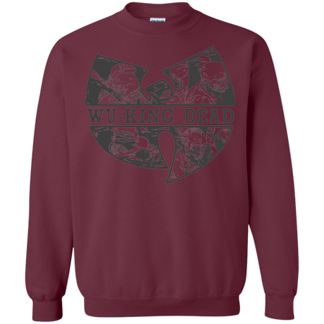 Sweatshirts Maroon / Small WU KING DEAD Crewneck Sweatshirt