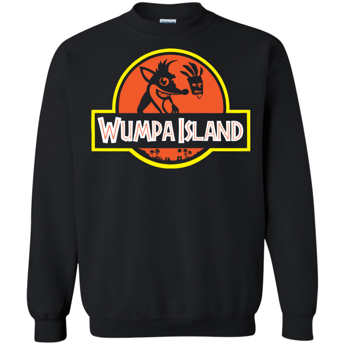 Sweatshirts Black / S Wumpa Island Crewneck Sweatshirt