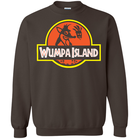 Sweatshirts Dark Chocolate / S Wumpa Island Crewneck Sweatshirt