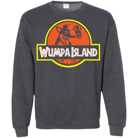 Sweatshirts Dark Heather / S Wumpa Island Crewneck Sweatshirt