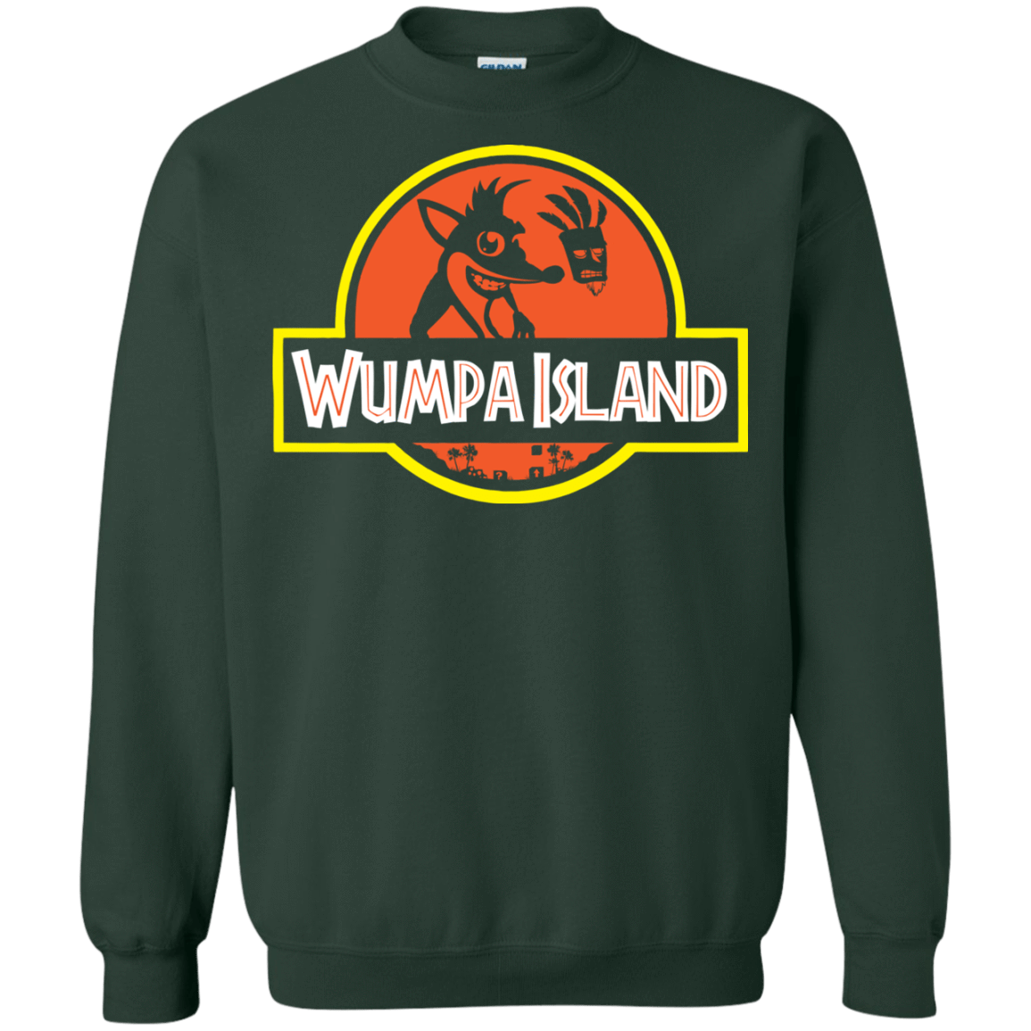 Sweatshirts Forest Green / S Wumpa Island Crewneck Sweatshirt