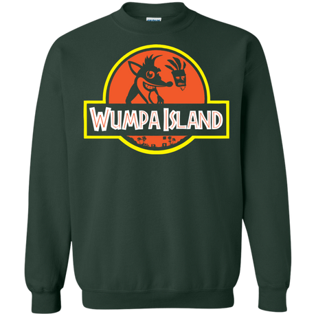 Sweatshirts Forest Green / S Wumpa Island Crewneck Sweatshirt