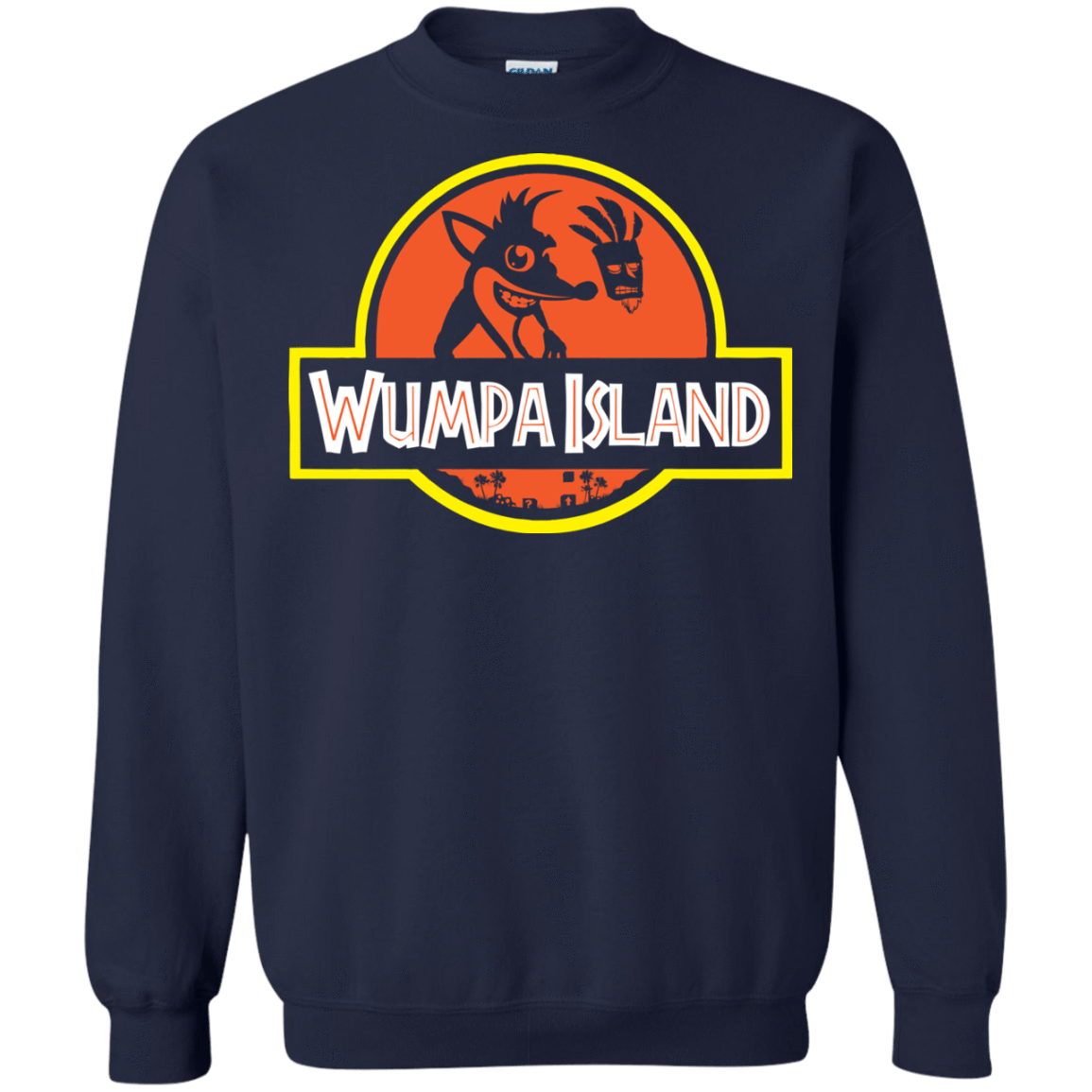 Sweatshirts Navy / S Wumpa Island Crewneck Sweatshirt